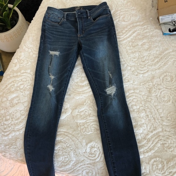 ABERCROMBIE & FITCH HARPER LOW RISE ANKLE 26/2L - Picture 1 of 10